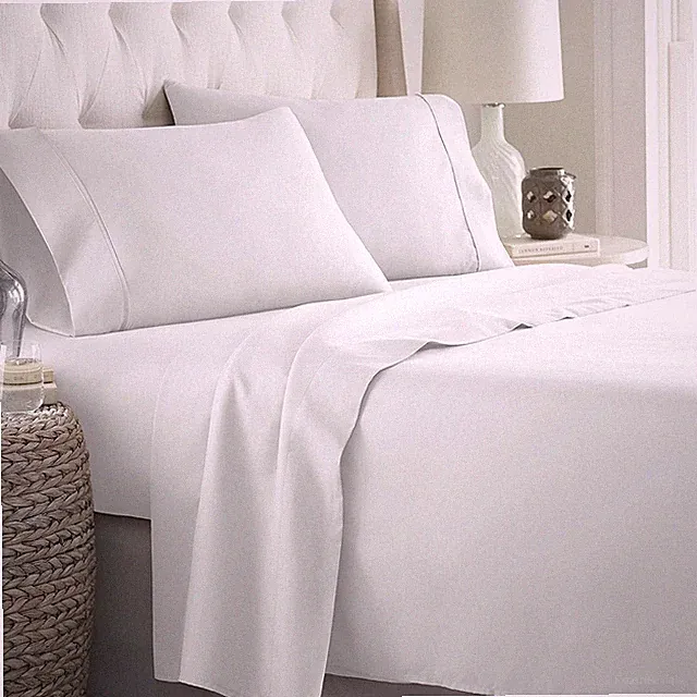 1000 Thread Count 100% Cotton Select Bedding Item US Sizes White Pattern