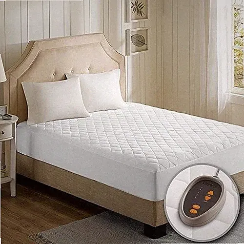 Beautyrest Cotton Blend Heated Mattress Pad Secure Comfort Technology - Twin XL