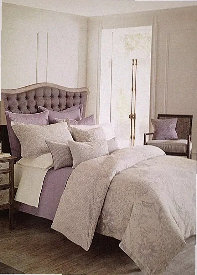 Bloomingdale's 1872 Harlow Linen/Cotton Blend King Comforter Cover MSRP $430 NWT