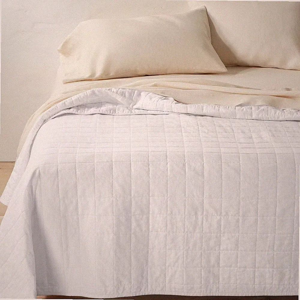 Casaluna Heavyweight Linen Blend Quilt Cotton Fill Box Quilting