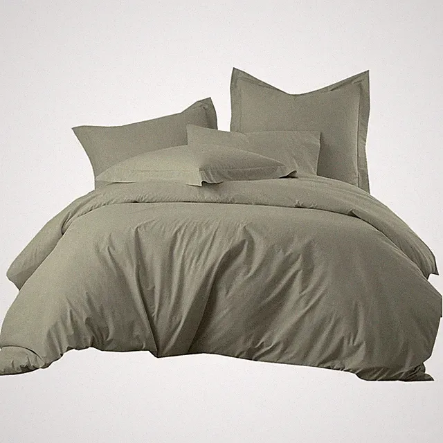 Cotton-Blend Duvet Covers -Soft Cool and Breathable - 650 Thread-Count 2 Piec...