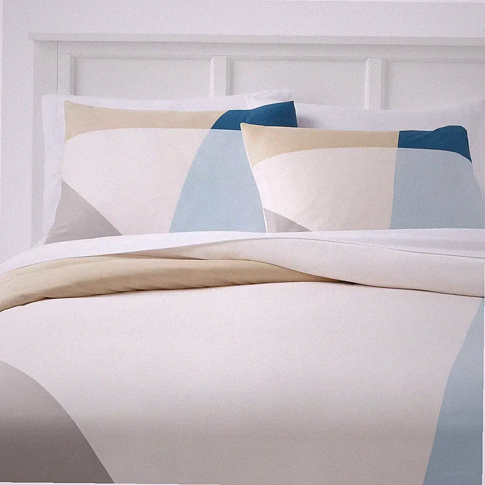 Cotton Blend Sateen Duvet Cover and Sham Set - Room Essentials
