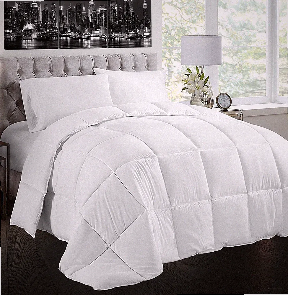 Creative 100% Natural Goose Feather and Down 100% Natural Cotton Case Comforter