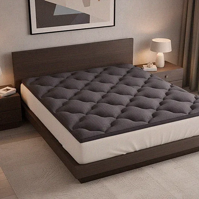 Dark Cotton California King Mattress Topper