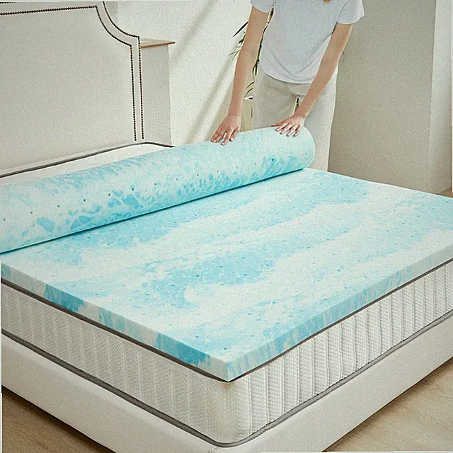 Memory Foam Comfort Bed Topper, Soft Mattress Pad for Camper or Sleeper Sofa