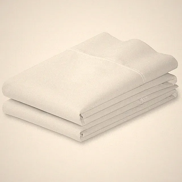 Pillowcases White Cotton Blend Pillowcases, Hotel Quality 20x30 2-Pack Standard