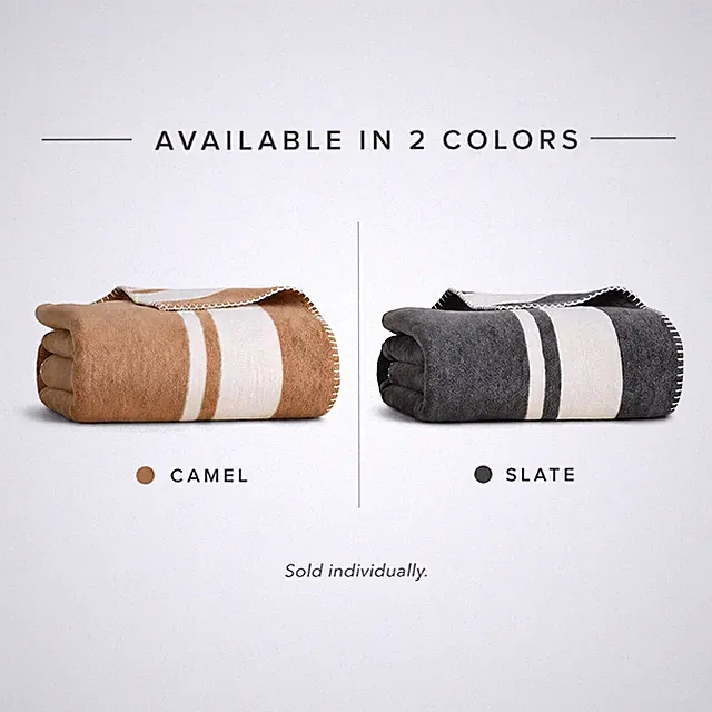 Preston Lane Highrise Throw Blanket 50"x 70" Premium Luxurious Soft Cotton Blend