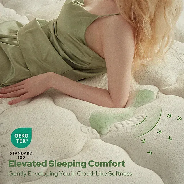 Queen Mattress Topper with Stretch Pockets