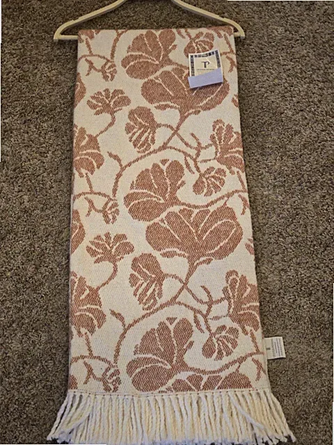 Texteis Penedo Portugal Throw Blanket Fringe Cotton Blend 50x70"