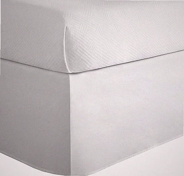 Today’s Home Classic Tailored Bed Skirt Dust Ruffle, Cotton Blend Design, 14" Dr